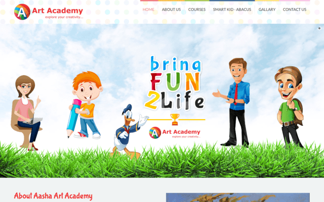 KD Enterprises Web Development - Asha Art Academy